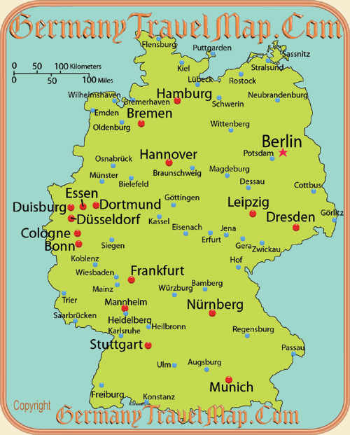 Germany City Map